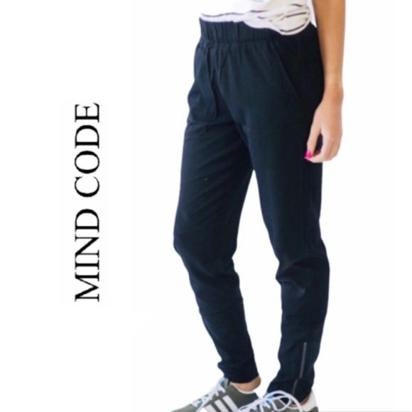 Mind Code Joggers Pants Black Medium - Picture 1 of 6